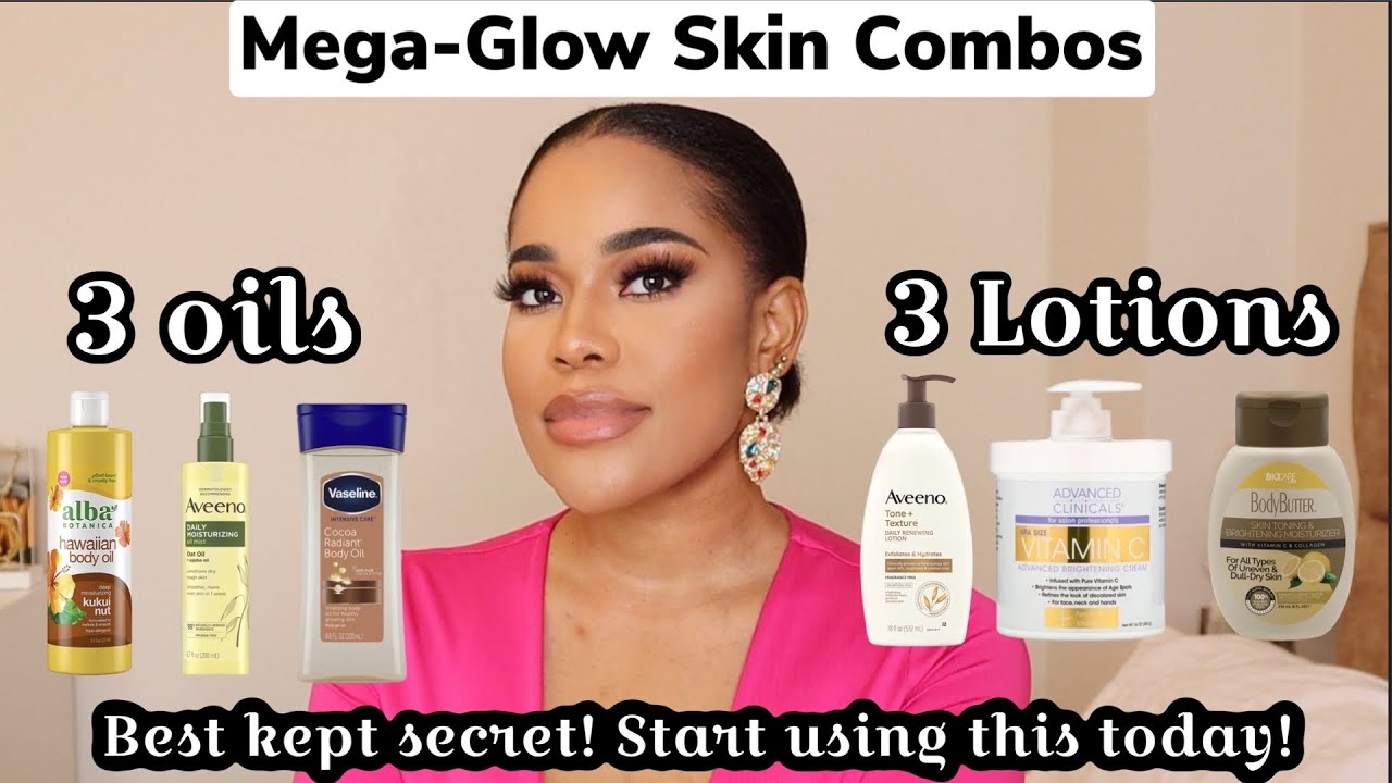 3 OILS AND 3 LOTIONS TO GET THE MOST AMAZING BRIGHTENING RESULTS AND HOW TO USE FOR MAXIMUM EFFECT.
