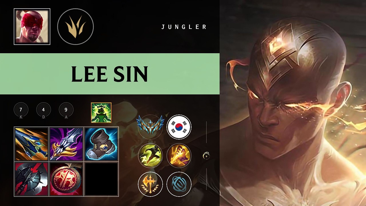 Lee Sin Jungle vs Vi - KR Challenger Patch 26.08