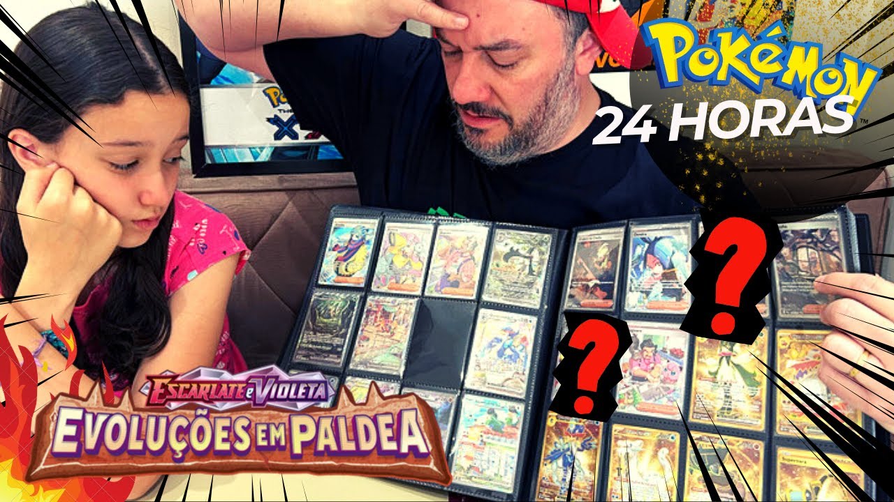 COMPLETAMOS A COLEÇÃO EVOLUÇÕES EM PALDEA em 24 HORAS #cartaspokemon