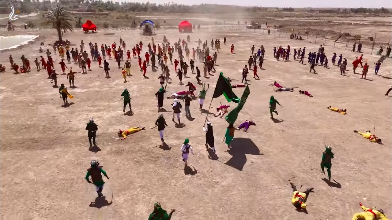 تشابيه واقعة الطف  الجزء الثاني   هيئة تشابيه حي الزهراء (ع) ميسان الكحلاء