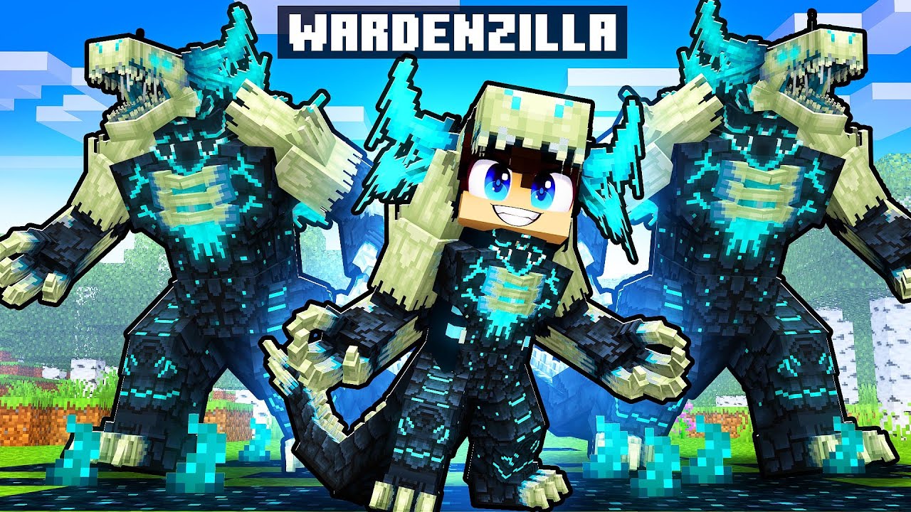 JOGANDO como um WARDENZILLA no Minecraft!