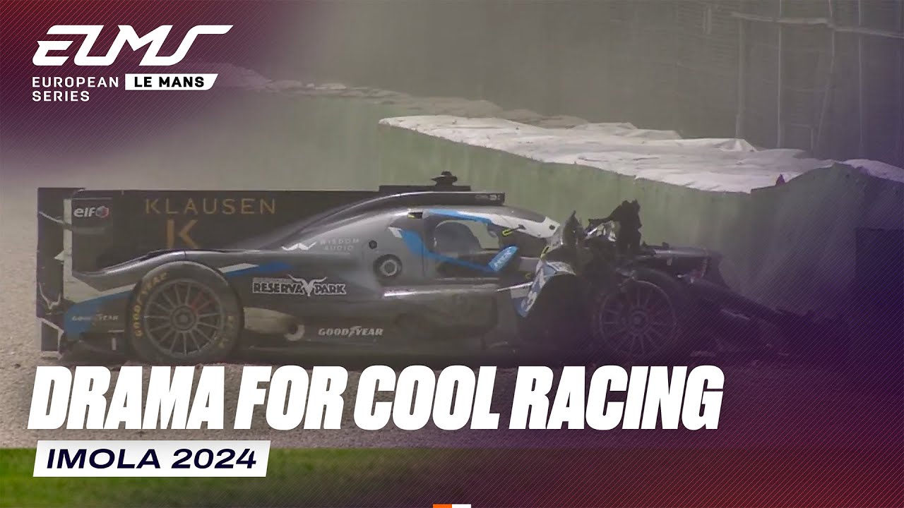 Big collision for Paul-Loup Chatin (COOL Racing No.37) | 4 Hours of Imola 2024 | ELMS