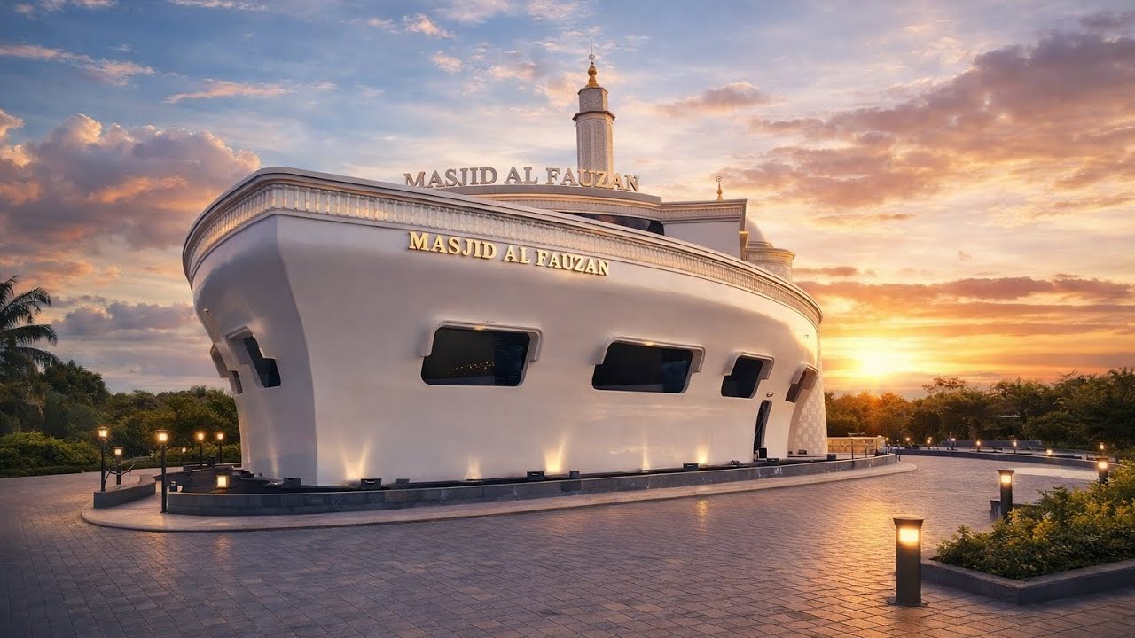 MASJID TERCANTIK DIDUNIA‼️MASJID AL FAUZAN UNIK DAN LANGKA MIRIP KAPAL PESIAR DI PADANG PARIAMAN