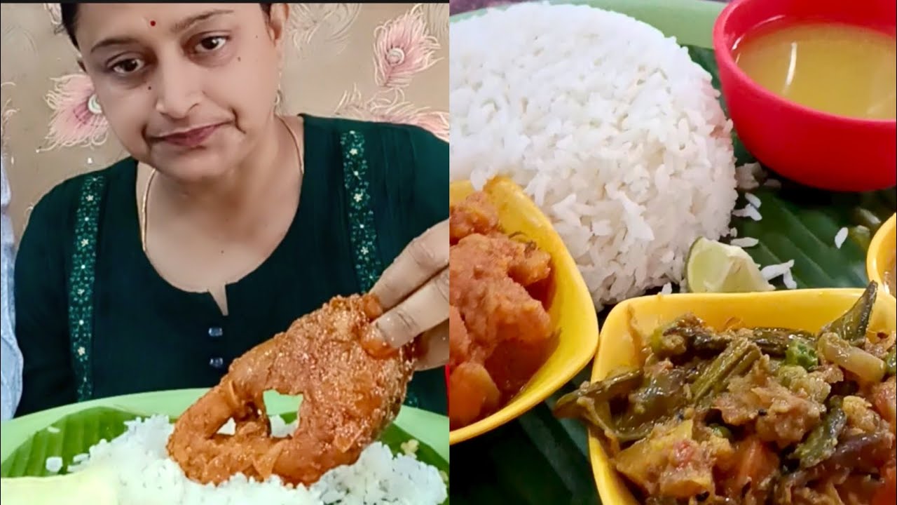 চেন্নাইয়ে দ্বিতীয় দিনে খেয়েছিলাম সম্পুর্ন বাঙালি থালি 😊 কাতলা মাছটা কিন্তু মন কেড়ে নিয়েছিল গো😋
