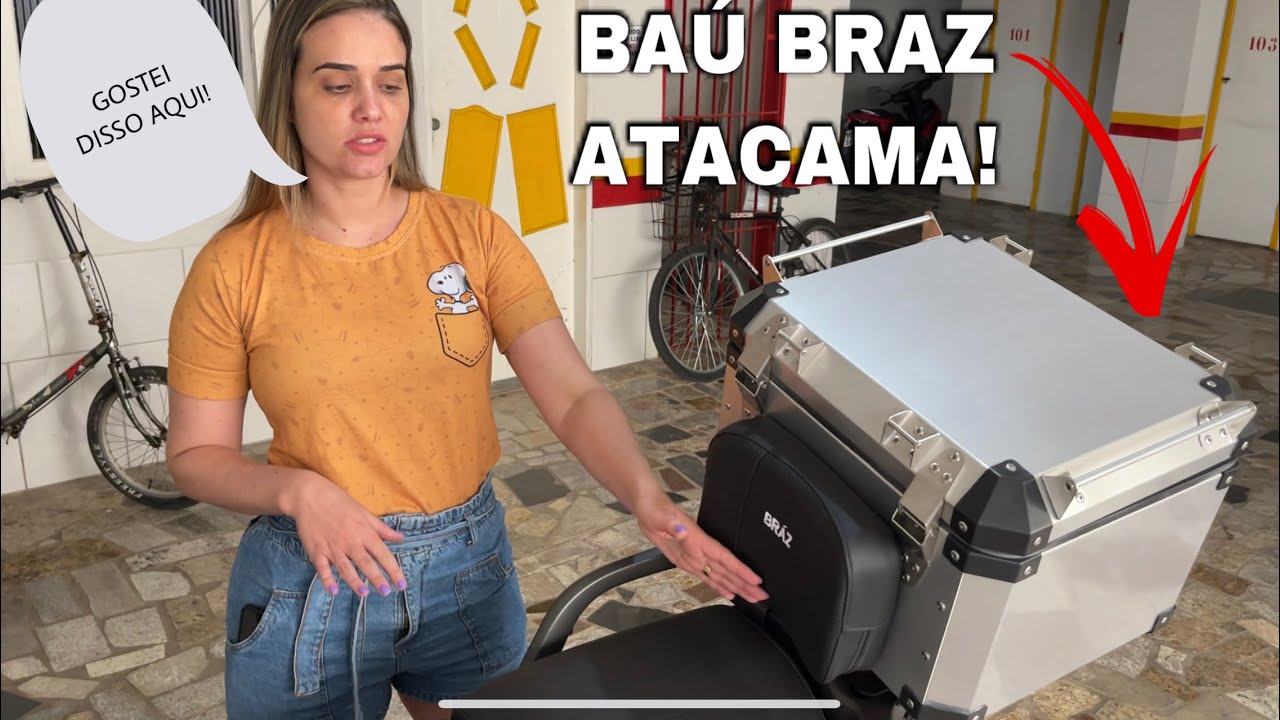OPINIÃO DO PILOTO E GARUPA BAÚ BRAZ ATACAMA NA CIDADE!TIGER 900