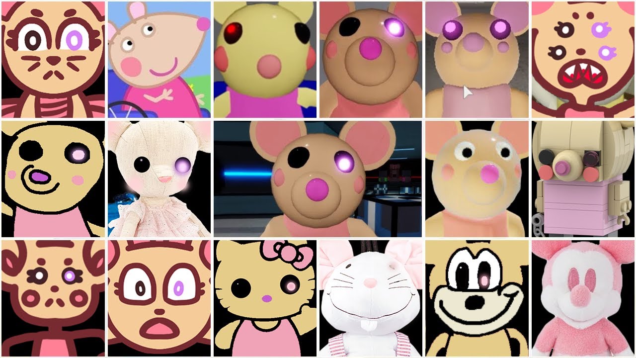 Roblox Piggy MANDY MOUSE ALL JUMPSCARES