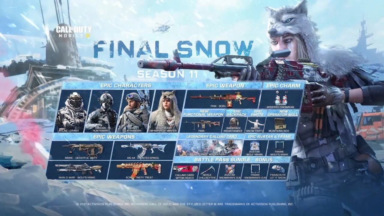 *NEW* COD MOBILE - SEASON 11 BATTLE PASS REVEALED , WEAPONS SKINS, EVENTS & UPCOMING CONTENT!