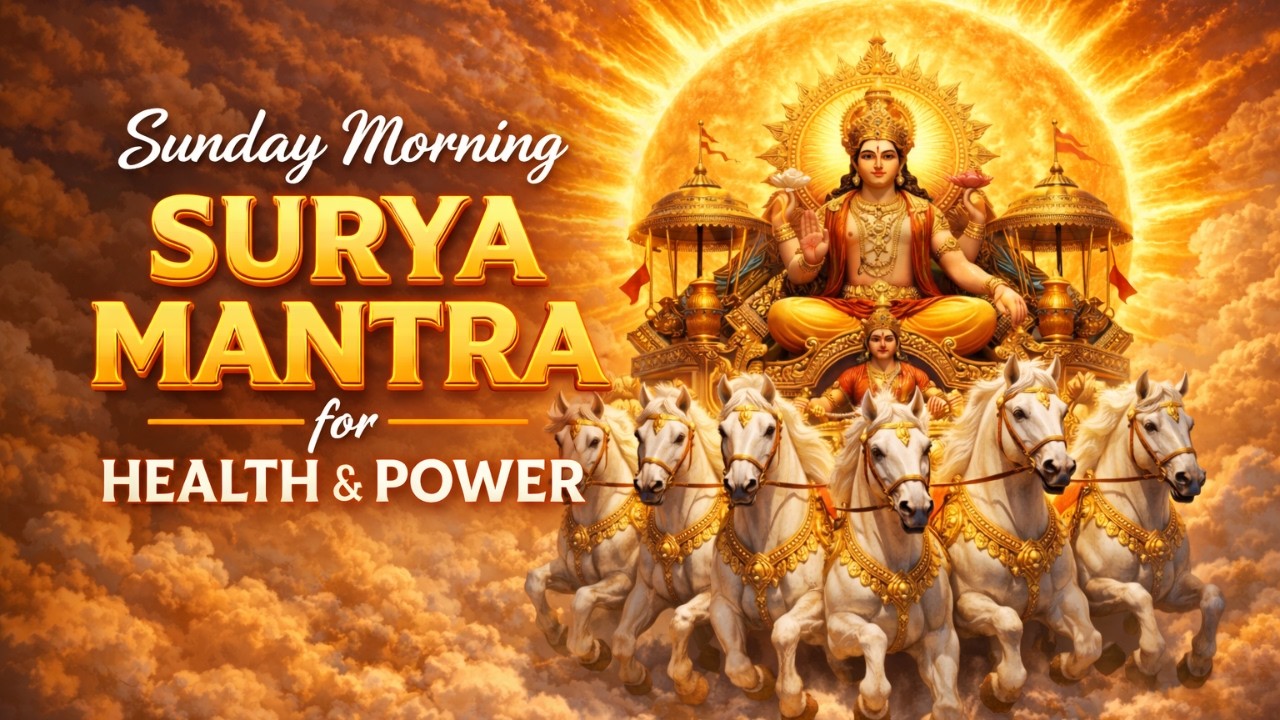 Powerful SURYA Mantra for Health, Energy & Success | Om Ghrini Suryaya Namah