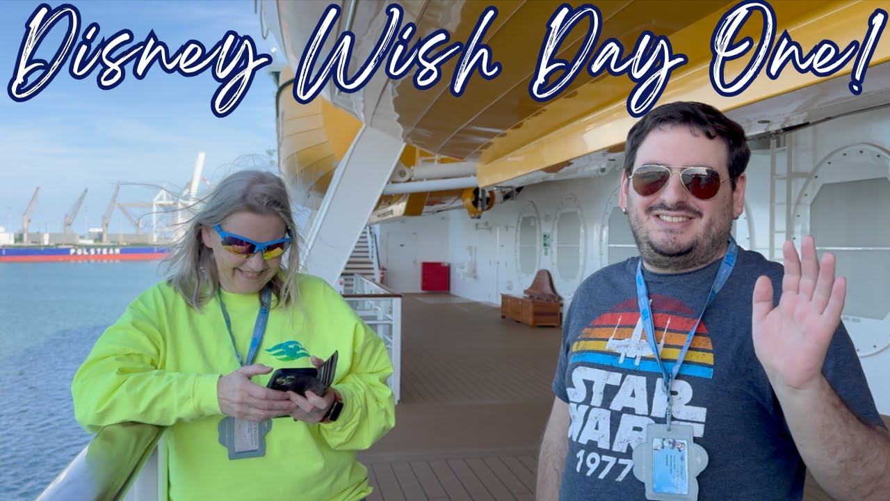 Disney Wish Cruise! Day 1 | Embarkation, Marvel dinner, and ship tour