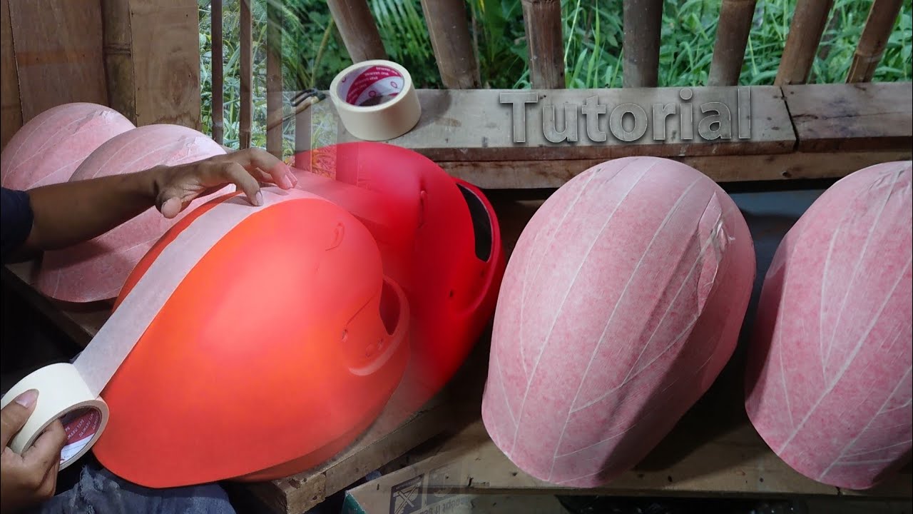 Tutorial Masking Tape Saat Pengecatan Helm