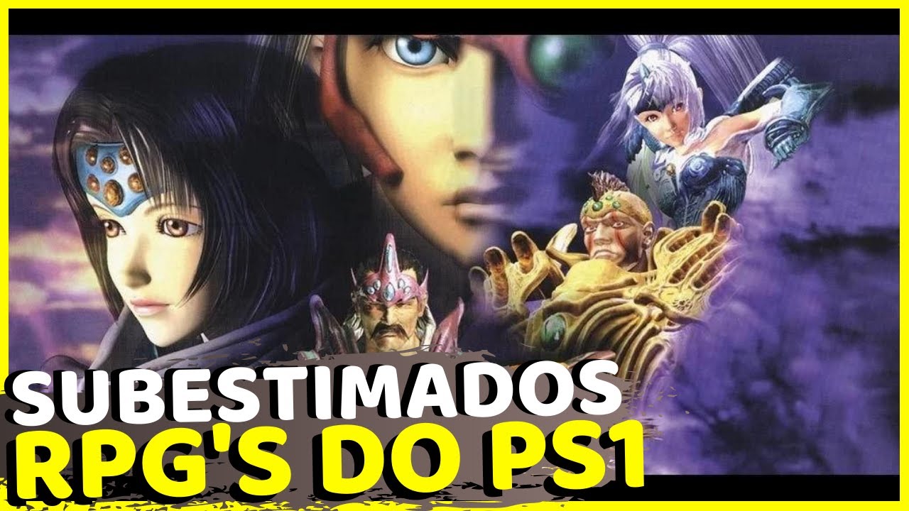 10 JOGOS DE RPG PARA PS1 QUE FORAM SUBESTIMADOS