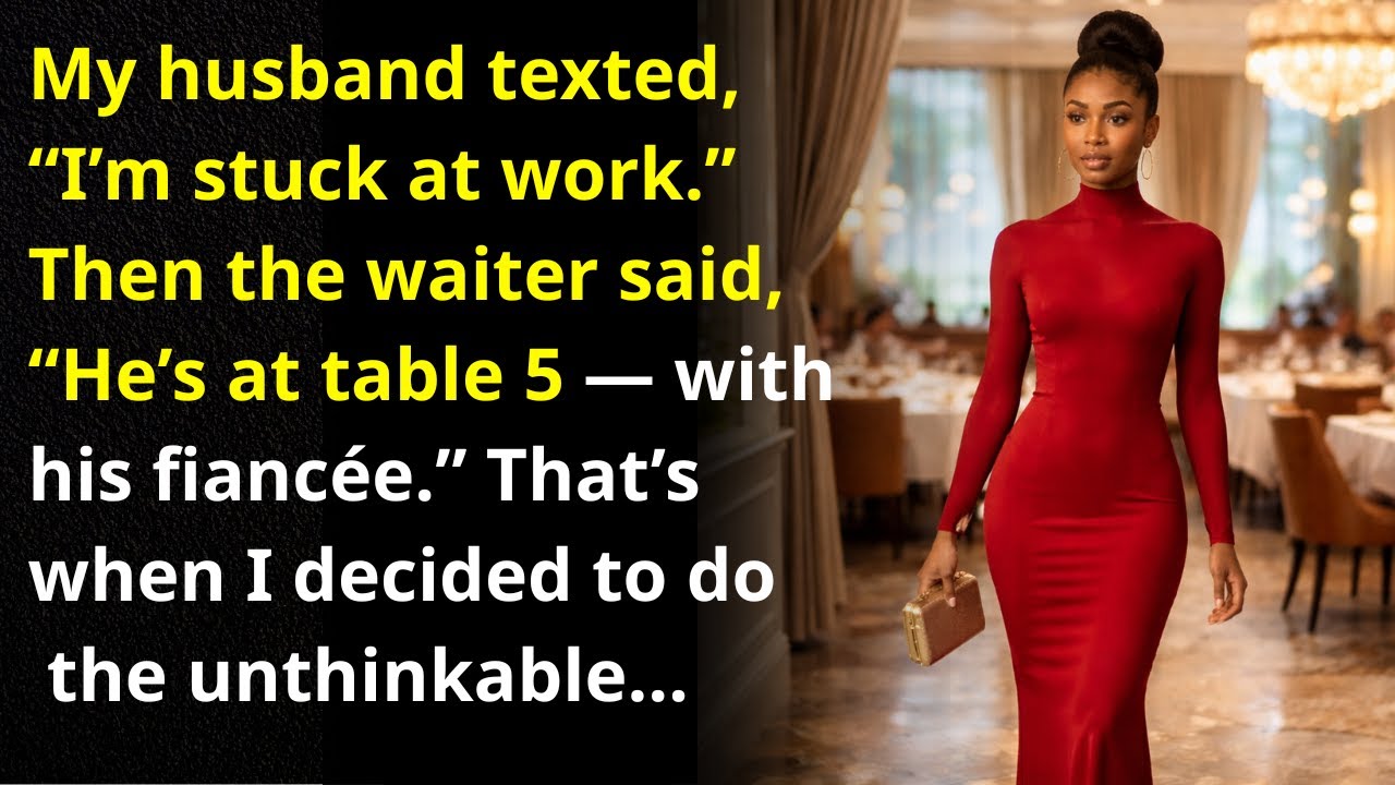 “I’m Stuck at Work,” My Husband Texted, Until a Waiter Said He Was at Table 5 With Another Fiancée.