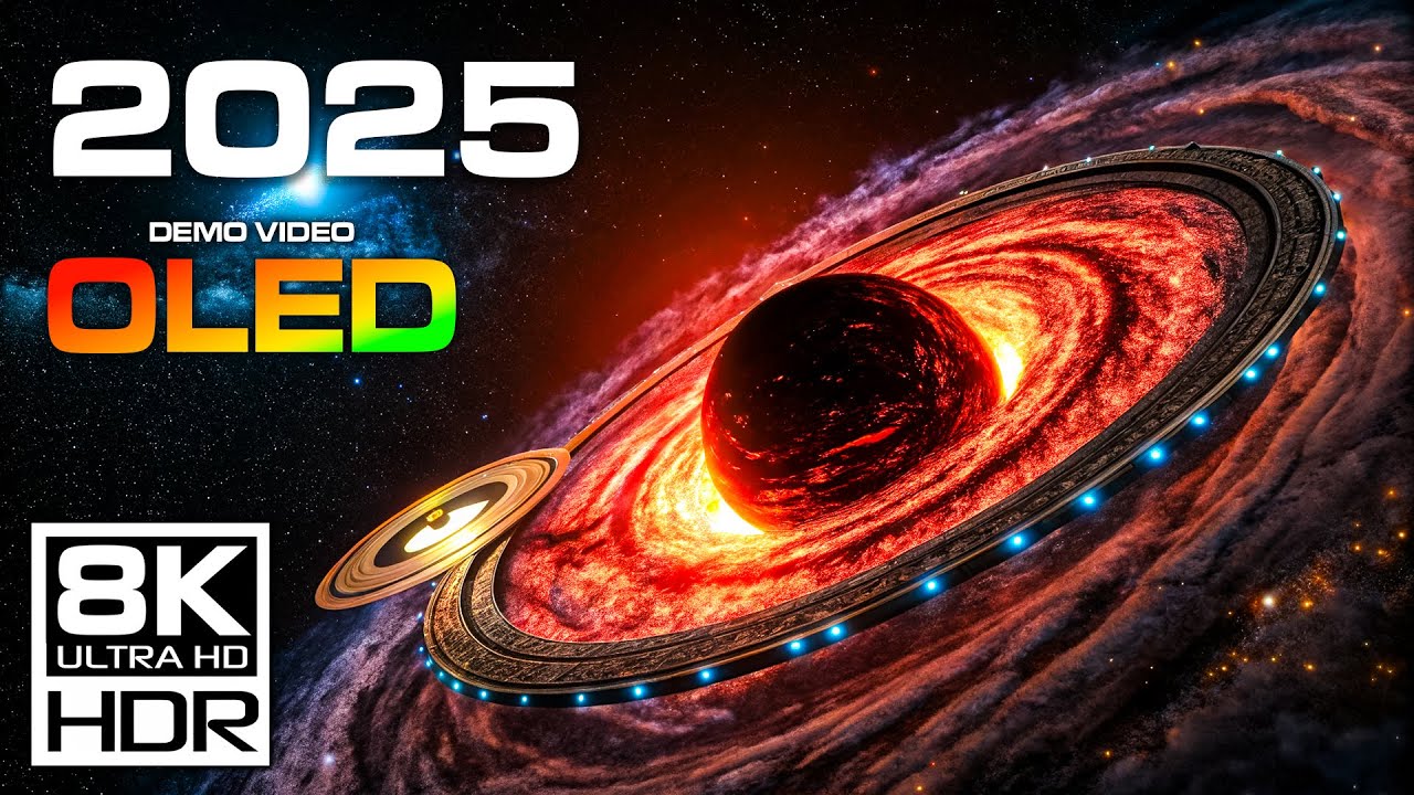 Exploring Space 2025 | Interstellar OLED HDR Dolby Vision 60FPS Deep Black