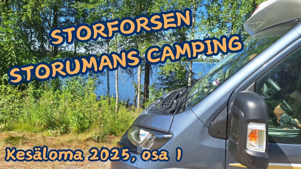 Storforsen ja Storumans camping