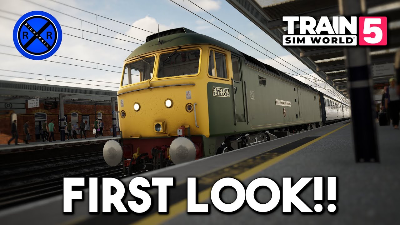 FIRST LOOK at the ECML Diesel Railtour Pack! - Class 47484 - Train Sim World 5