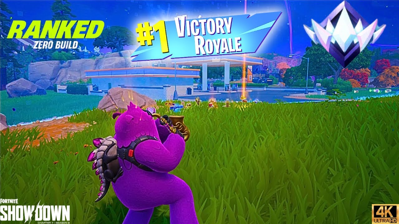 YEEDY 🟣 FORTNITE RANKED ZERO BUILD GAMEPLAY | VICTORY ROYALE 👑