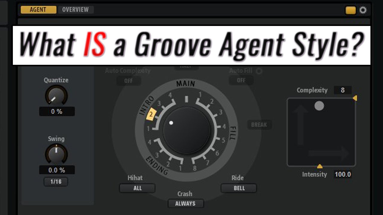 Functional Decomposition of a Groove Agent Style