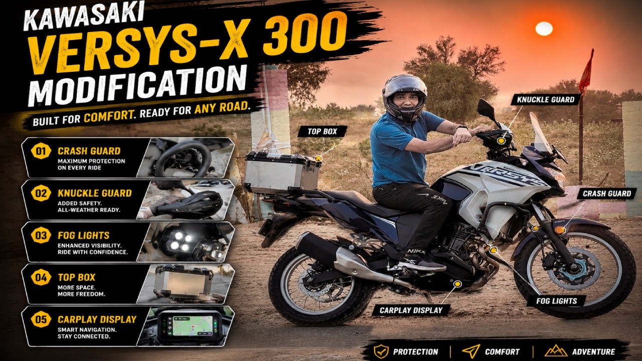 Modifying Kawasaki Versys X-300