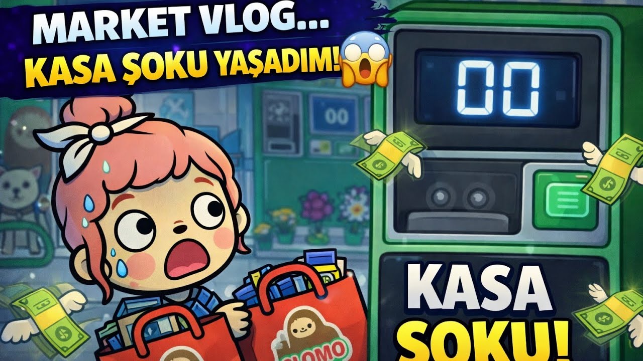 Toca Boca market vlog 🍉🍑😛