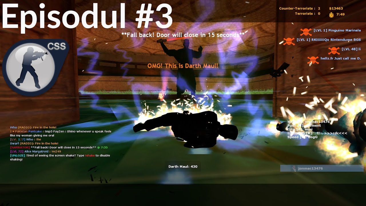 1 sclav depresiv joaca Counter-Strike: Source Zombie Escape Episodul #3