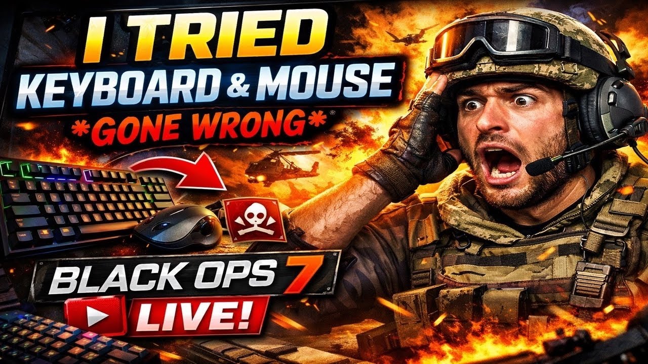 I TRIED KEYBOARD & MOUSE *GONE WRONG*(CALL OF DUTY BLACK OPS 7)