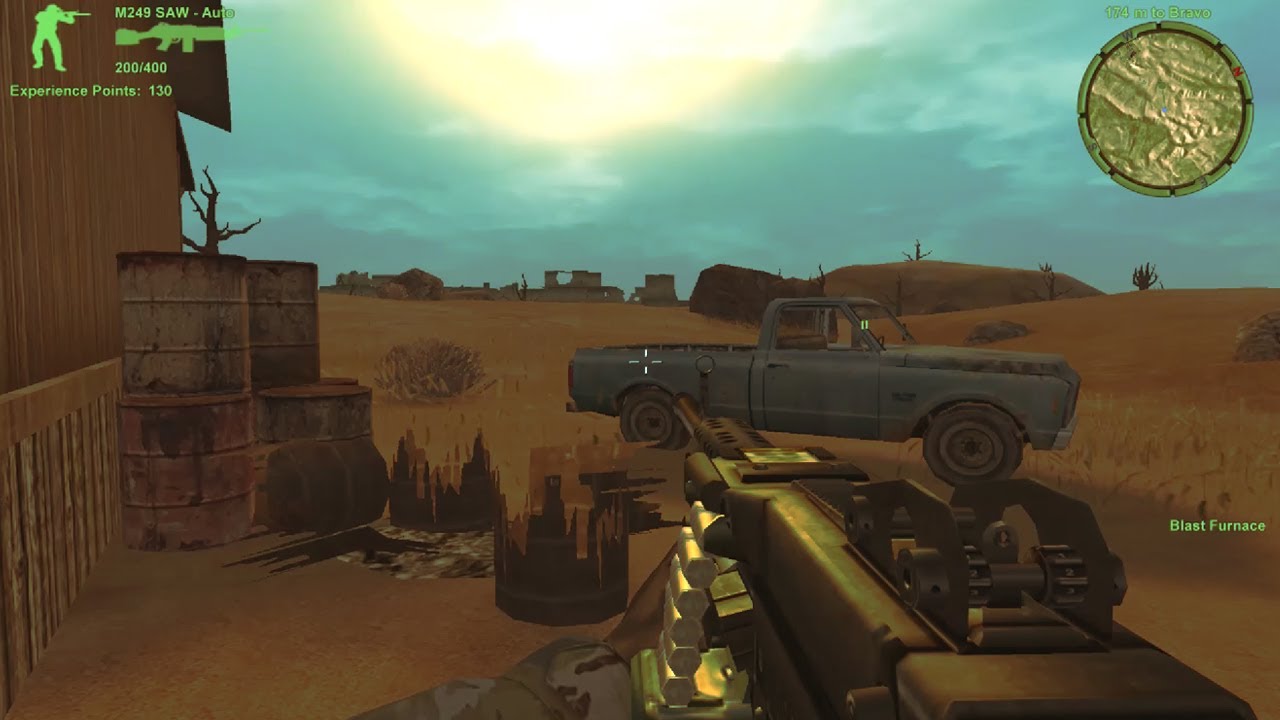 Delta Force Xtreme 2 (Sand Trap) Mission Blast Furnace ! PC Gameplay