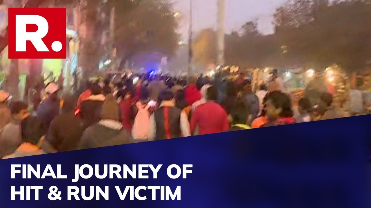 Hundreds Gather For The Final Journey Of Delhi Hit And Run Victim, Seek Justice