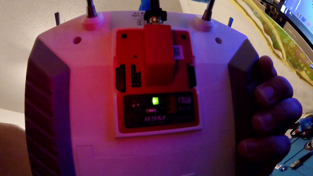 Updating the R9M from ExpressLRS to Frsky, and back.