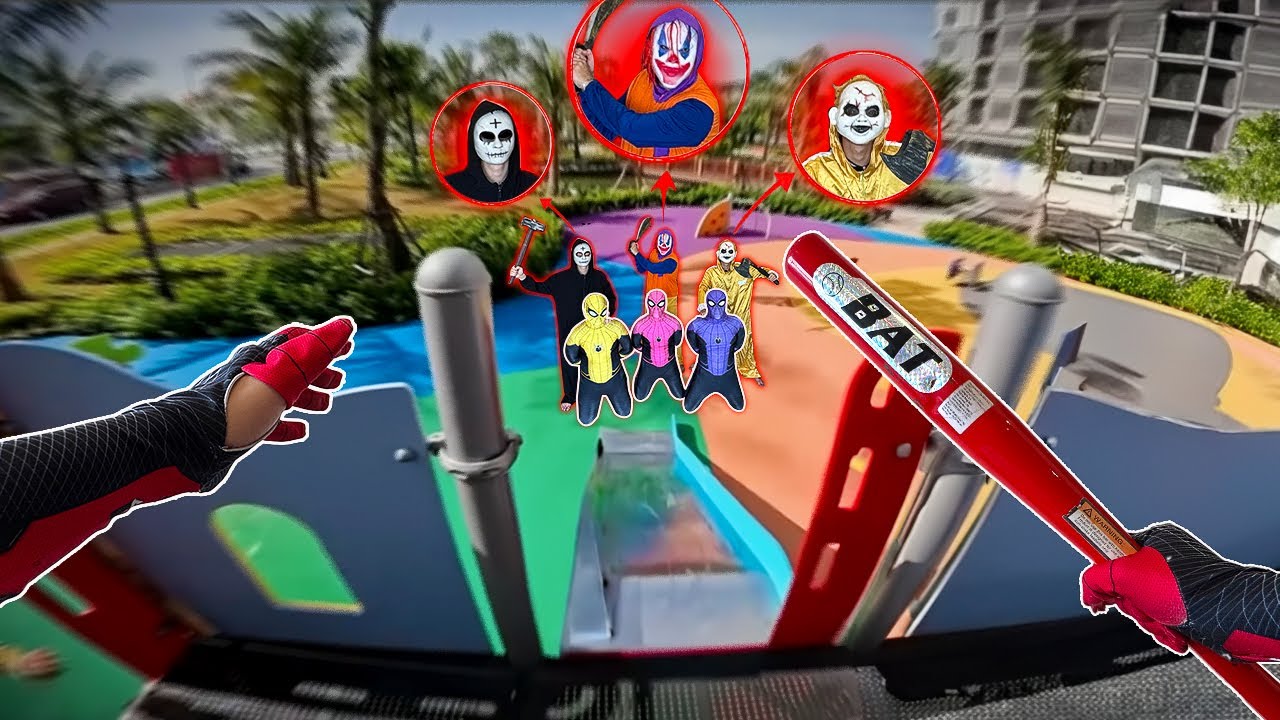 Team SPIDER-MAN Brothers Can't Escape From Joker Serbian Dancing Team || What Should I Do Now...??