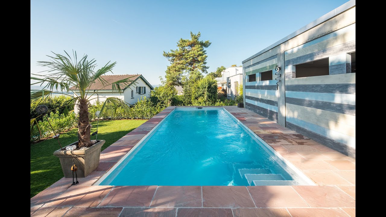 Entstehung Gartenschwimmbad «Riviera Pool Ancona 800» - Vivell AG Schwimmbadtechnik