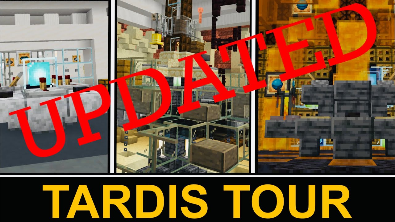 MINECRAFT TARDIS TOUR ( UPDATED )