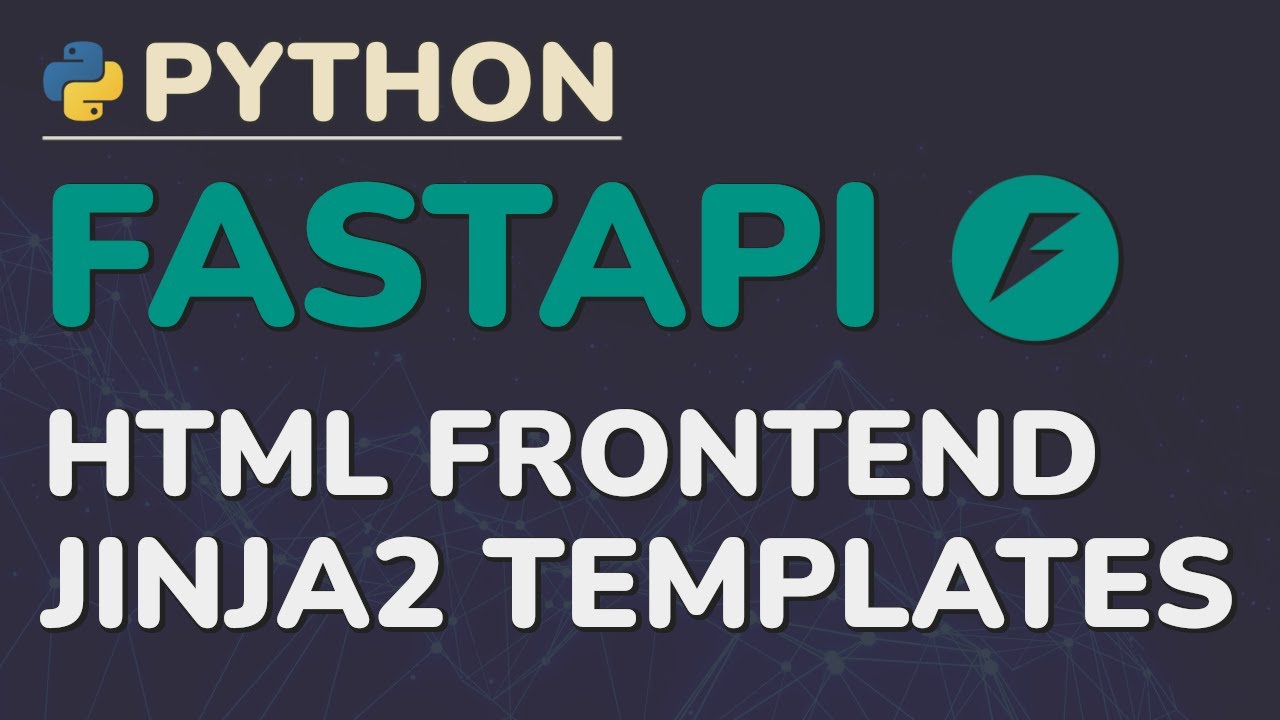 Учебное пособие по Python FastAPI (Часть 2): HTML-интерфейс для вашего API &mdash; шаблоны Jinja2