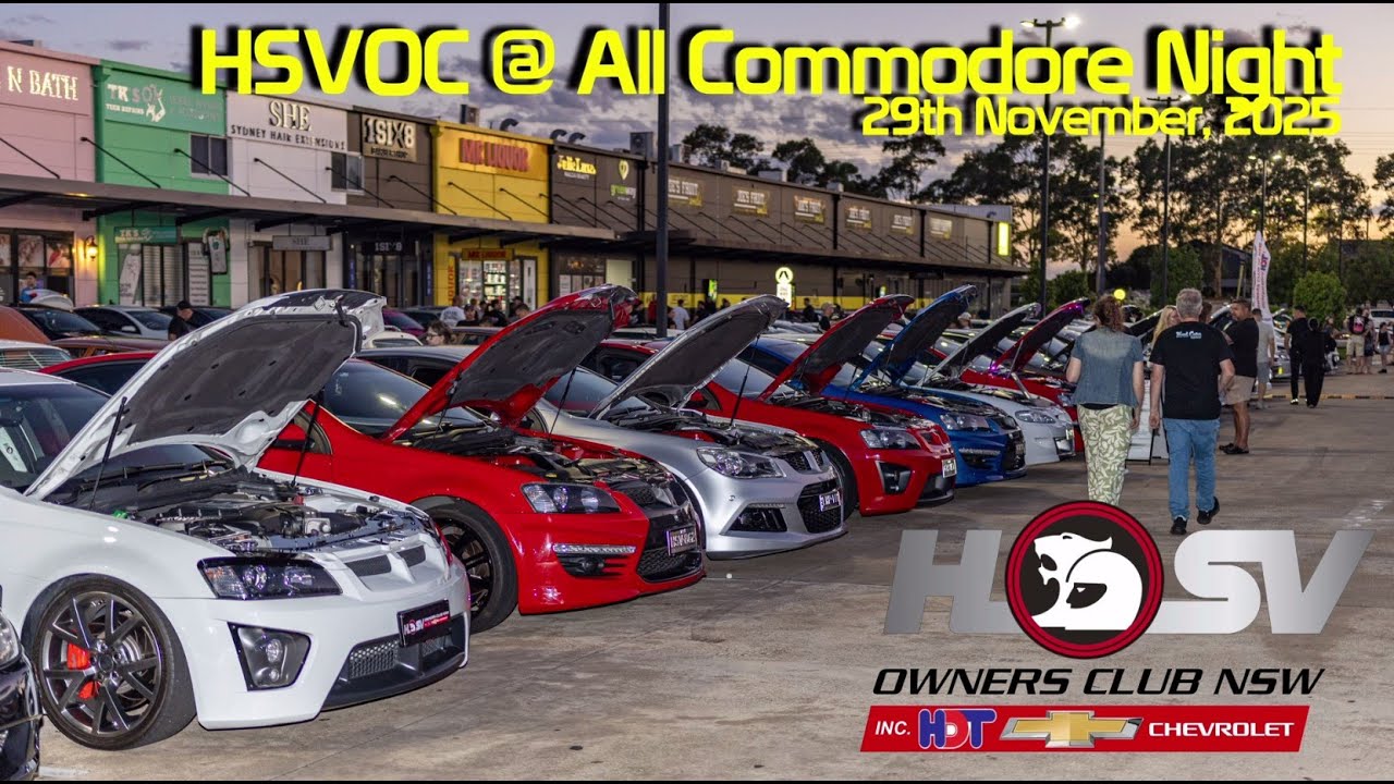 HSV Owners Club of NSW @ All Commodore Night 2025