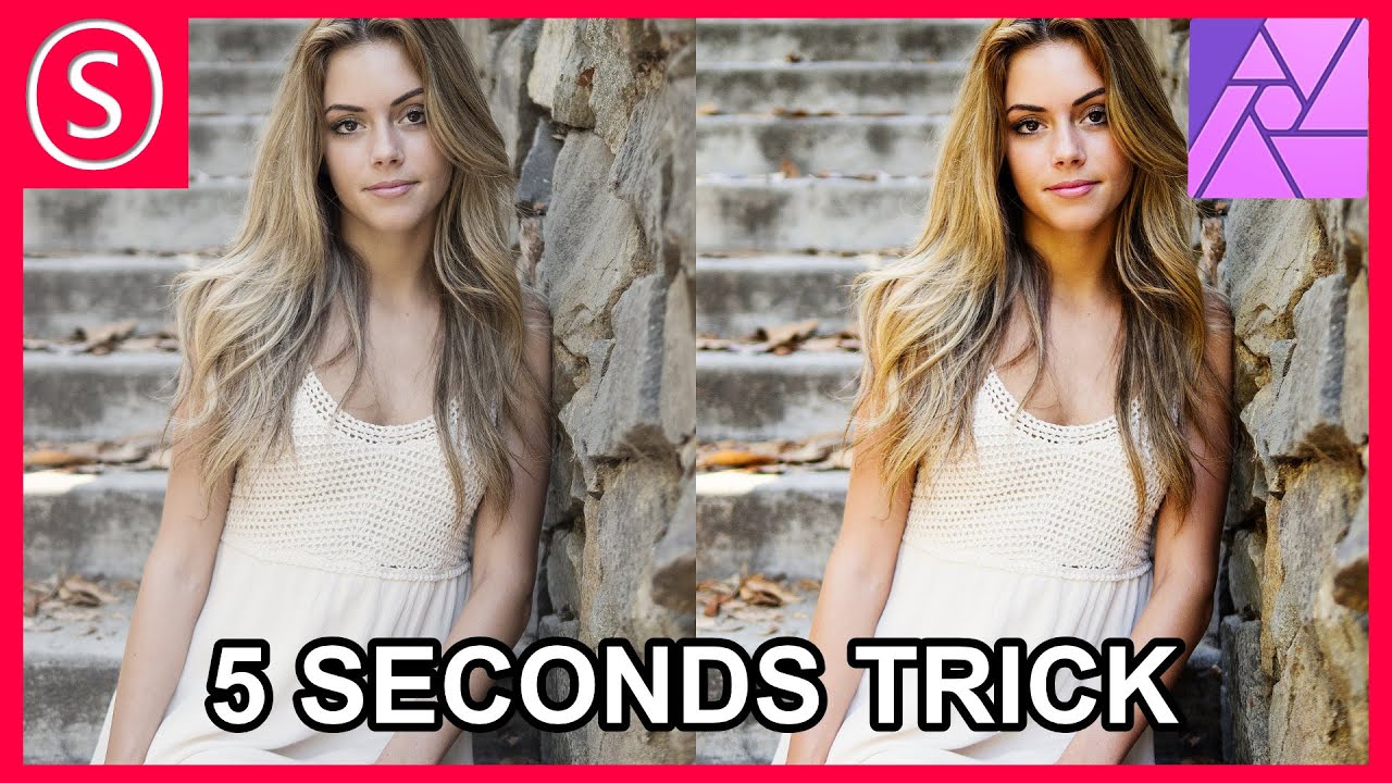 5 DIRTY TRICKS - for Affinity Photo  // Easy & Fast results