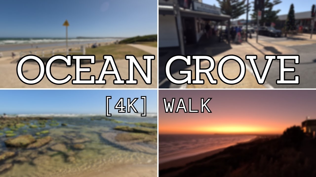 The Complete Ocean Grove Tour [4K] Ambient Walk [1 Hour]