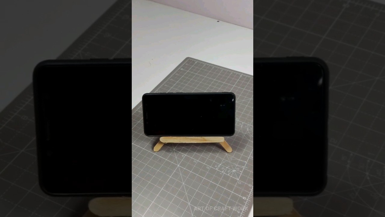 Phone Holder Making With Icecream Stick #shorts