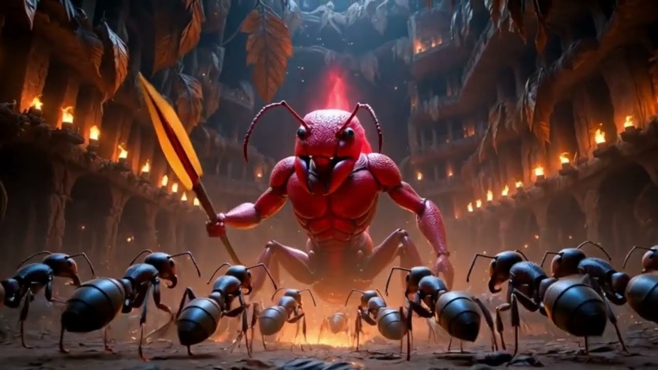 Red Ant Empire vs Black Ant Colony 🐜⚔️ | Epic Insect War AnimationThe Ant War Begins! Red Colony At