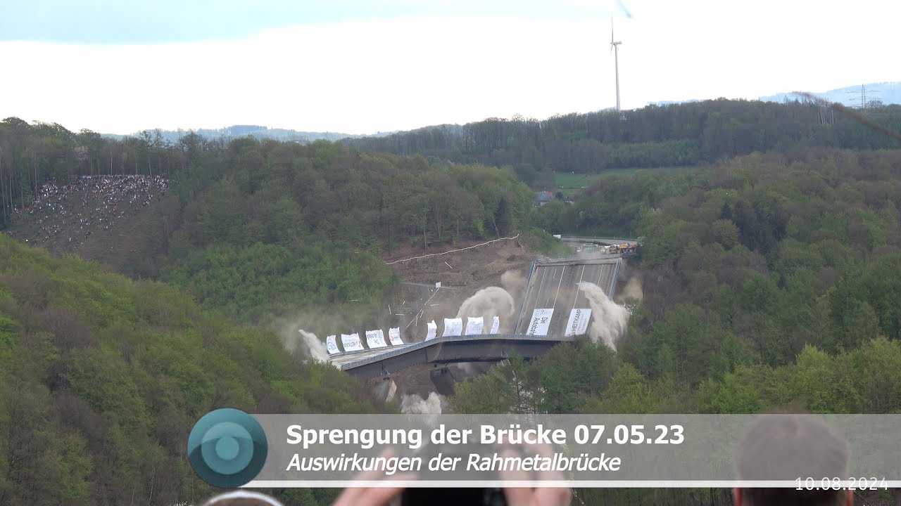 Autobahn A45 in NRW / Rahmedetalbrücke / Hagen / Brücken / Chaos, uncut
