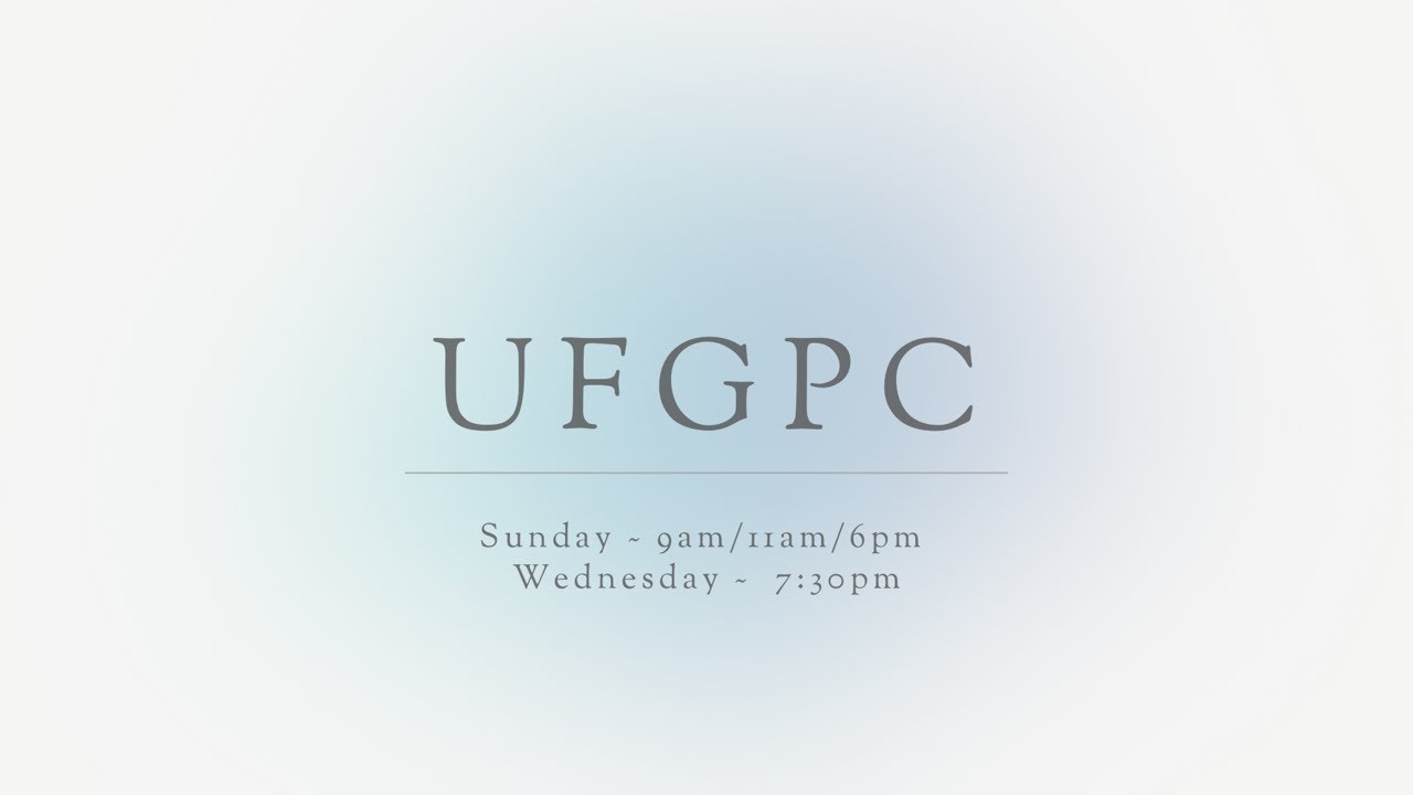 Wednesday Evening Service 01/14/26