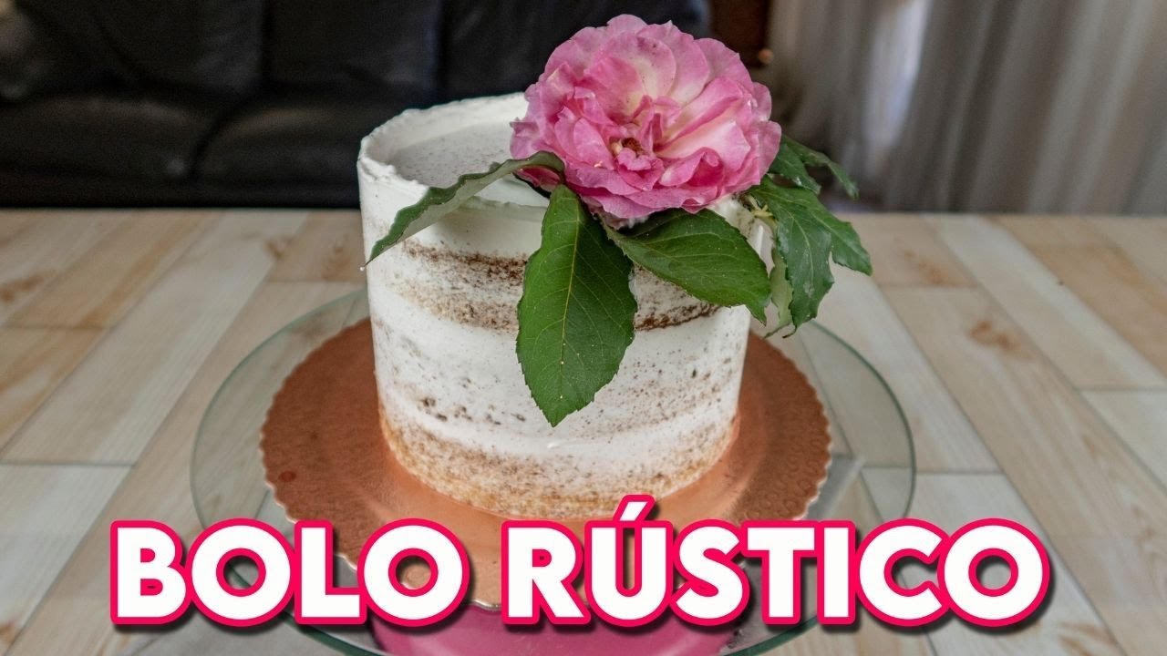 Bolo Espatulado com Flores (Semi Naked) - Bolo para Noivado, Casamento e Aniversário