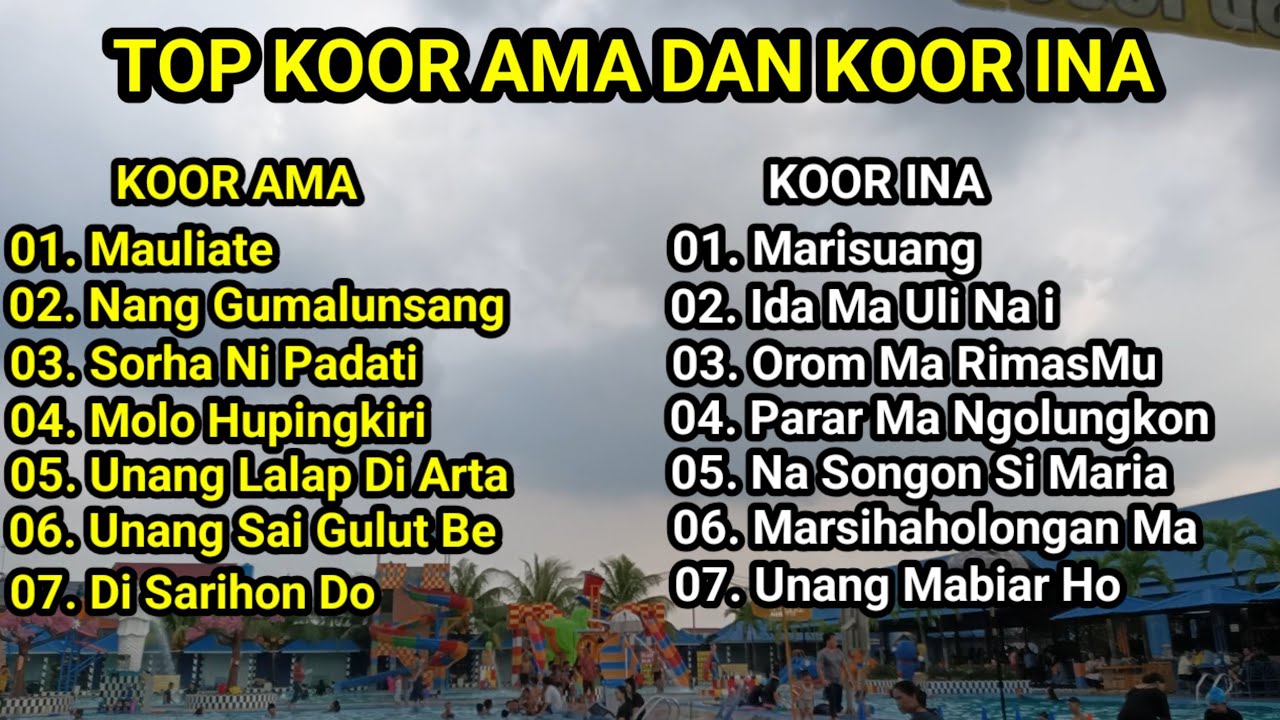Top Koor Ama Dan Koor Ina Terpopuler 2025 ~ Mauliate ~ Marisuang ~ Di Sarihon Do ~ Unang Mabiar Ho 