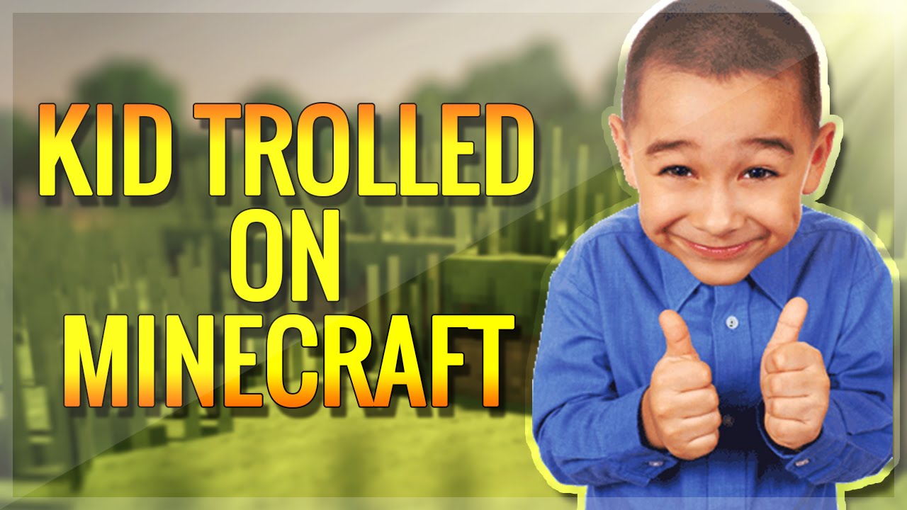 KID BLAMED FOR GRIEFING - MINECRAFT TROLLING