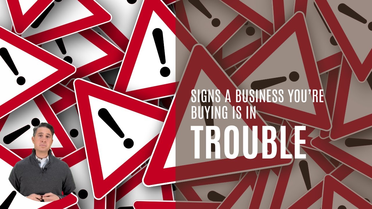 Red flags on a business for sale - Buy a business