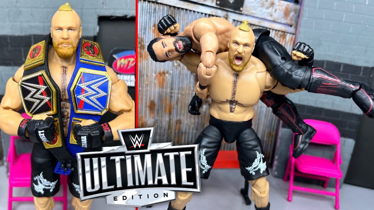 WWE ULTIMATE EDITION 15 BROCK LESNAR FIGURE REVIEW!