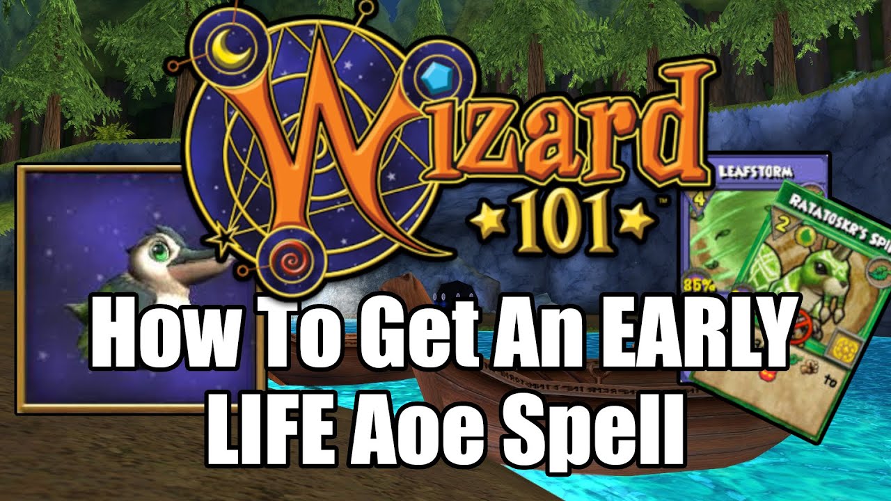 Как получить AOE жизни РАННЕГО УРОВНЯ в Wizard101 (консоль + ПК)