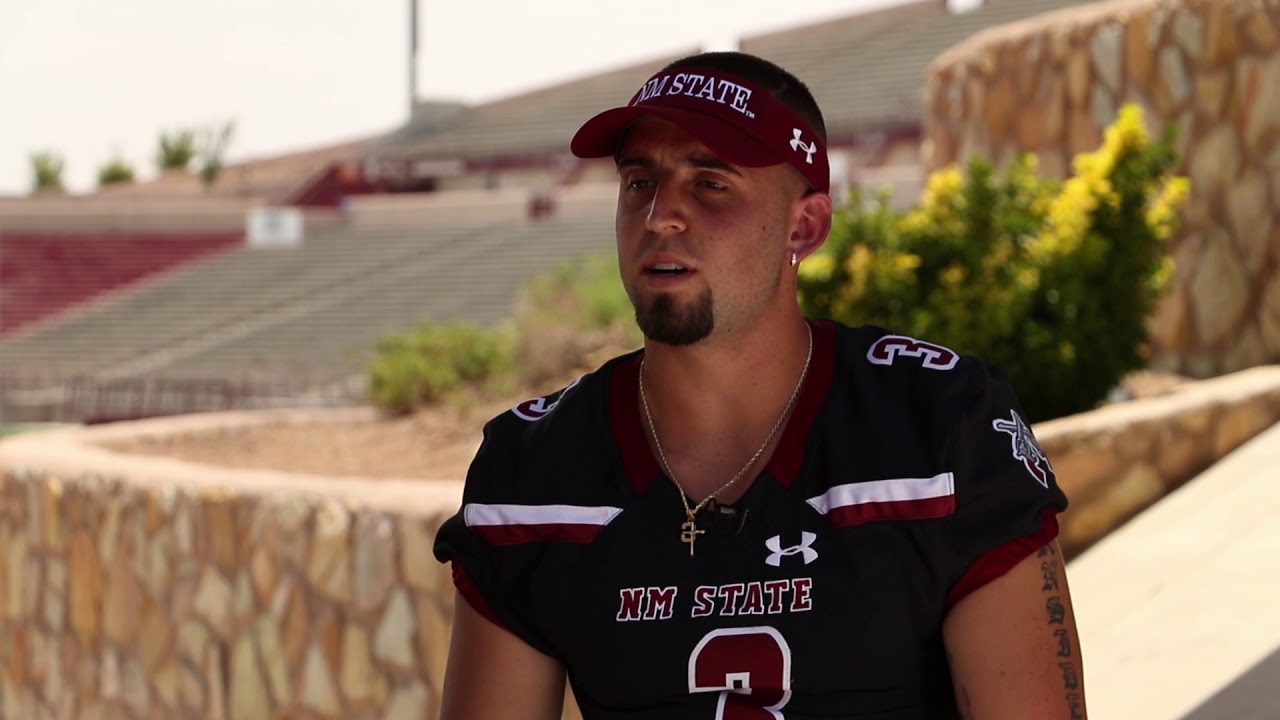 2018 NM State Football Media Day: Matt Romero