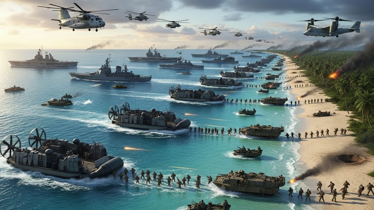 Venezuela Game Over! Massive U.S. Marines Deployment & Military Assets Arrive in Puerto Rico