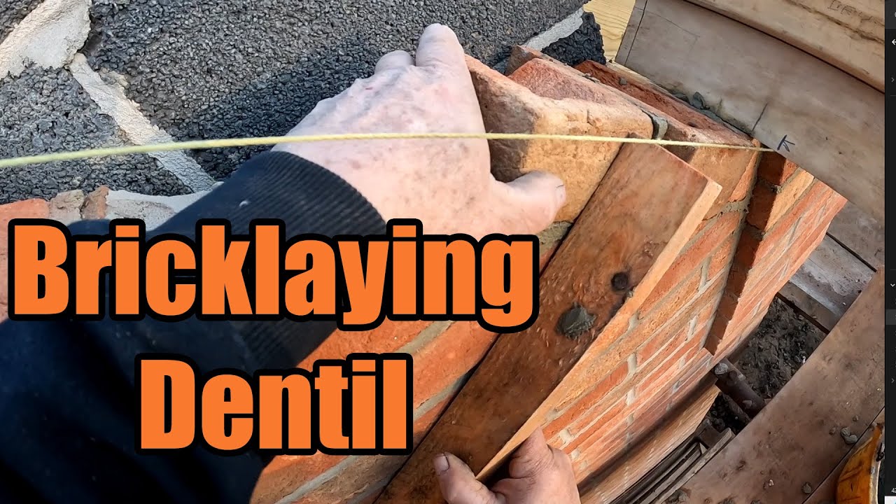 Bricklaying Dentil Course The OLD Boy Method...