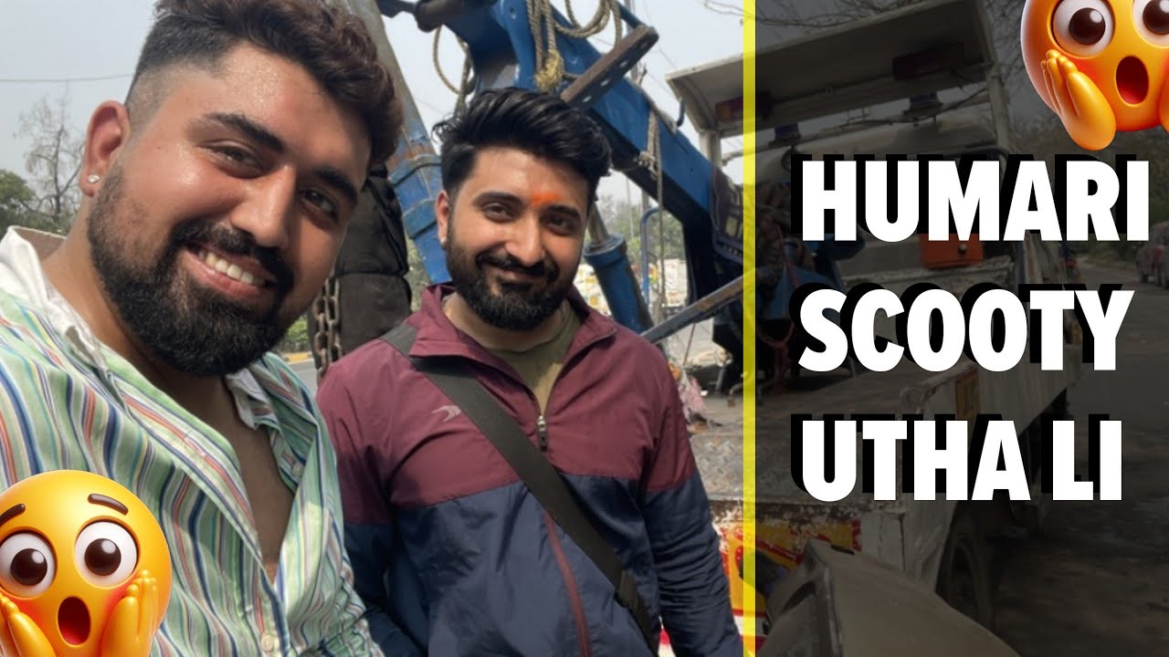 MCD Wale Utha Le Gaye Meri Scooty 😱 | No Parking Ka Mehenga Sabak #noparking #crane #dailyvlog 