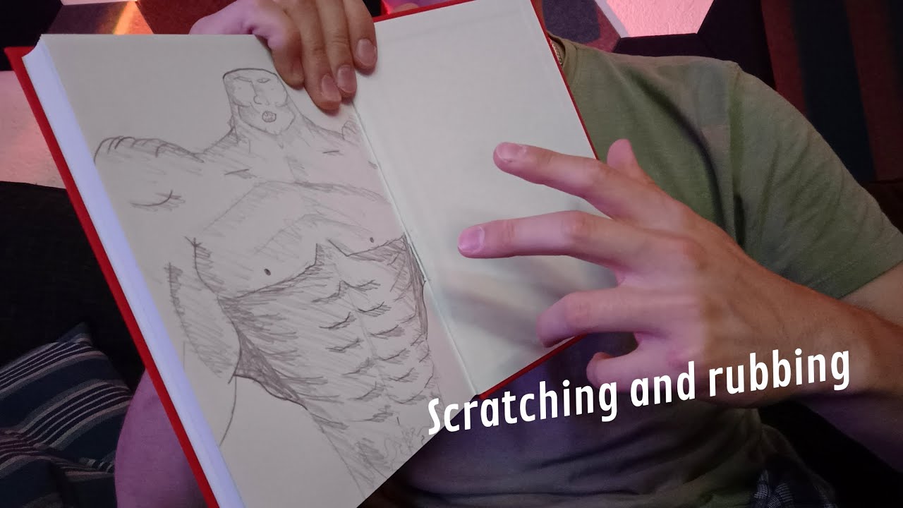 Scratching and rubbing ASMR (No talking)